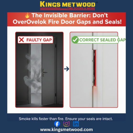 🛑 The Invisible Barrier: Don\\\'t Overlook Fire Door Gaps and Seals!