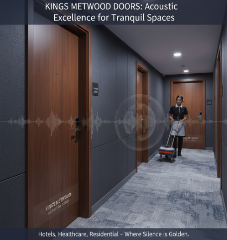 Did you know that Kings Metwood doors are tested for great acoustic performance too?